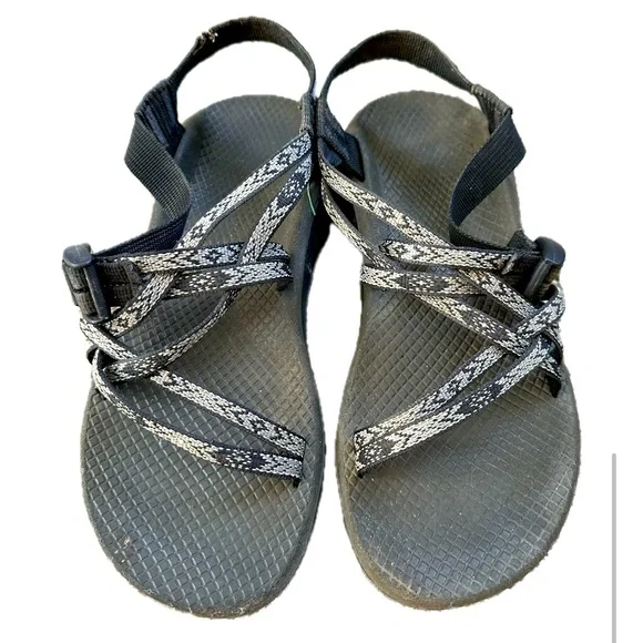 Chaco | Shoes | Chaco Black And Gray Sandals | Poshmark display picture 3